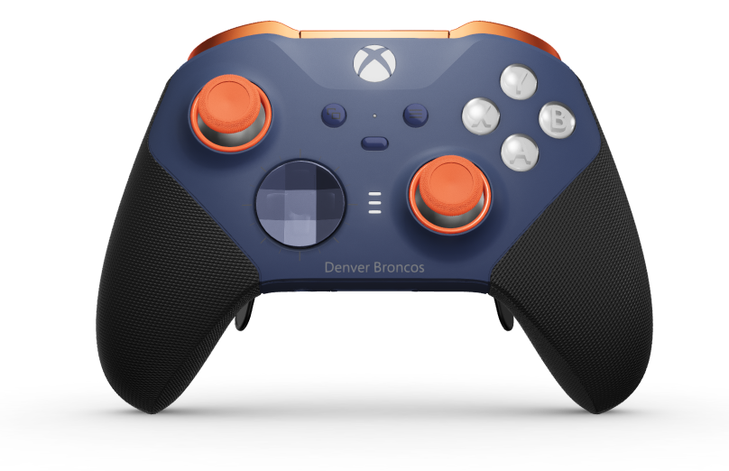 Xbox Elite Wireless Controller Series 2 - Core - Body: Midnight Blue + Rubberised Grips, D-pad: Faceted, Midnight Blue (Metal), Back: Midnight Blue + Rubberised Grips