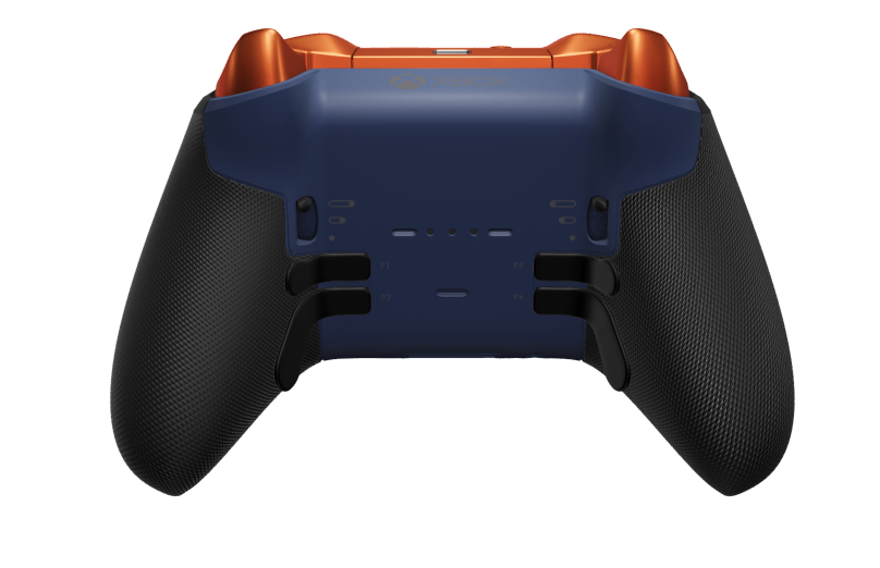 Xbox Elite Wireless Controller Series 2 - Core - Body: Midnight Blue + Rubberized Grips, D-pad: Faceted, Midnight Blue (Metal), Back: Midnight Blue + Rubberized Grips