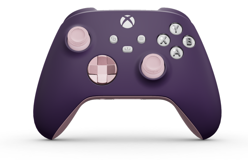 Xbox Wireless Controller - Body: Astral Purple, D-Pads: Soft Pink (Metallic), Thumbsticks: Soft Pink