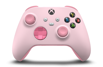 Xbox 無線控制器 - Body: Soft Pink, D-Pads: Deep Pink, Thumbsticks: Retro Pink