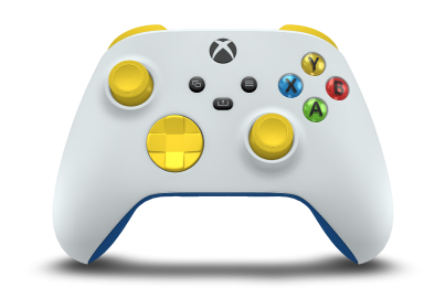 Xbox ワイヤレス コントローラー - Body: Robot White, D-Pads: Lighting Yellow, Thumbsticks: Lighting Yellow