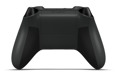 Controller with Carbon Black body, Carbon Black (Metallic) D-pad, and Carbon Black thumbsticks - back view
