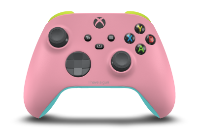 Xbox Wireless Controller - Body: Retro Pink, D-Pads: Storm Grey, Thumbsticks: Storm Grey