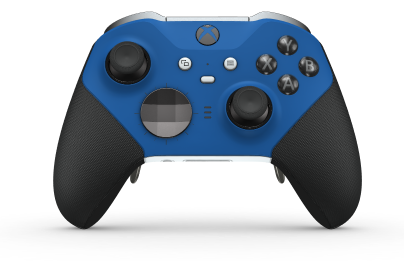 Xbox Elite Wireless Controller Series 2 - Core - Body: Shock Blue + Rubberised Grips, D-pad: Facet, Storm Grey (Metal), Back: Robot White + Rubberised Grips