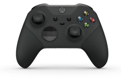 Xbox Elite Wireless Controller Series 2 - Core - Corps: Carbon Black + Rubberized Grips, BMD: Facette, Carbon Black (métal), Arrière: Carbon Black + Rubberized Grips