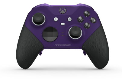 Xbox Elite Wireless Controller Series 2 - Core - Body: Astral Purple + Rubberised Grips, D-pad: Facet, Carbon Black (Metal), Back: Astral Purple + Rubberised Grips