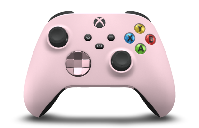 Xbox Wireless Controller - Body: Soft Pink, D-Pads: Soft Pink (Metallic), Thumbsticks: Carbon Black