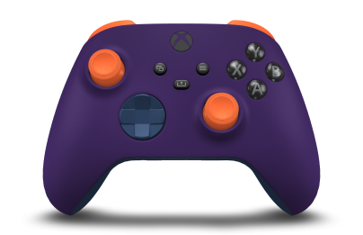 Xbox Wireless Controller - Body: Astral Purple, D-Pads: Midnight Blue, Thumbsticks: Zest Orange