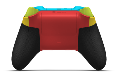 Xbox Wireless Controller - Corpo: Amarelo relâmpago, Botões Direcionais: Azul Mineral, Manípulos Analógicos: Verde Veloz