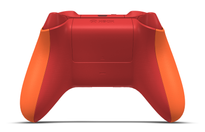Xbox Wireless Controller - Corpo: Laranja Vibrante, Botões Direcionais: Vermelho Forte, Manípulos Analógicos: Vermelho Forte