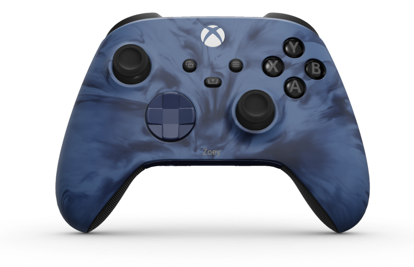 Xbox Wireless Controller - Cuerpo: Stormcloud Vapor, Crucetas: Azul nocturno, Palancas de mando: Negro carbón