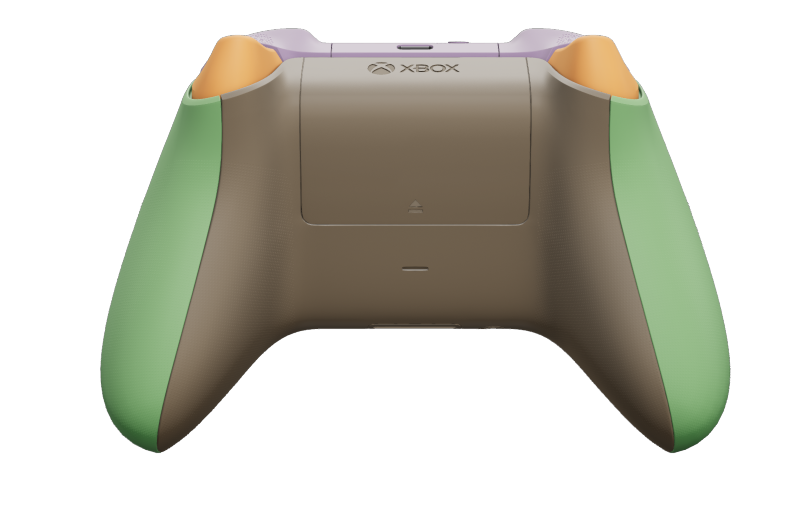 Xbox 무선 컨트롤러 - 機身: 柔和綠, 方向鍵: 柔和橘, 搖桿: 柔和紫
