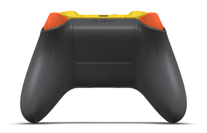 Xbox Wireless Controller - Hoofdtekst: Storm Grey, D-Pads: Lighting Yellow, Duimsticks: Zest-oranje
