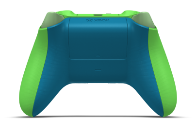 Xbox Wireless Controller - Framsida: Velocity-grön, Styrknappar: Mineralblå, Styrspakar: Citrongul