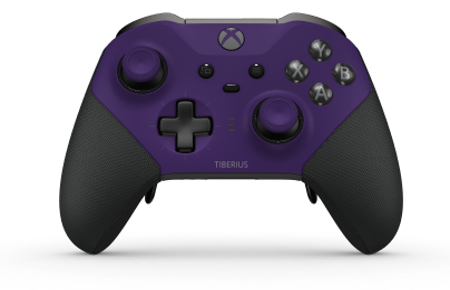 Xbox Elite Wireless Controller Series 2 - Core - Body: Astral Purple + Rubberized Grips, D-pad: Cross, Carbon Black (Metal), Back: Carbon Black + Rubberized Grips
