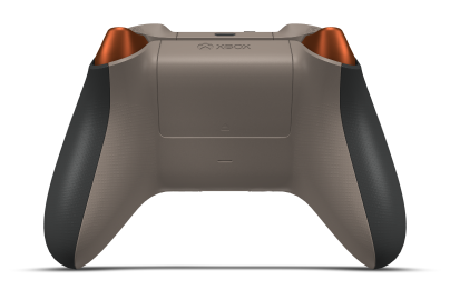 Xbox draadloze controller - Body: Carbon Black, D-Pads: Zest Orange (Metallic), Thumbsticks: Desert Tan