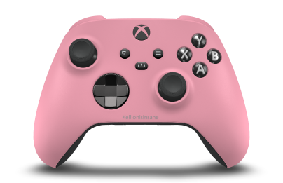 Xbox Wireless Controller - Hoofdtekst: Retro-roze, D-Pads: Carbonzwart (metallic), Duimsticks: Carbonzwart