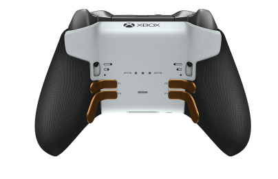 Xbox Elite Wireless Controller Series 2 - Core - Body: Pulse Red + Rubberized Grips, D-pad: Facet, Storm Gray (Metal), Back: Robot White + Rubberized Grips