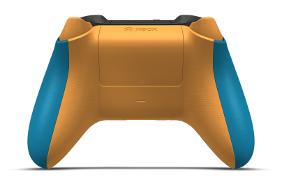 Xbox Wireless Controller - Corpo: Azul Mineral, Botões Direcionais: Laranja suave, Manípulos Analógicos: Laranja suave
