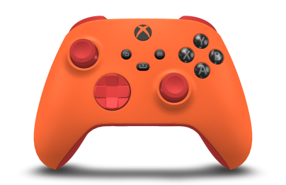 Ασύρματο χειριστήριο Xbox - Body: Zest Orange, D-Pads: Pulse Red, Thumbsticks: Pulse Red