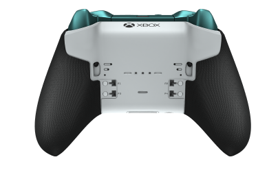 Xbox Elite Wireless Controller Series 2 - Core - Body: Robot White + Rubberised Grips, D-pad: Facet, Storm Grey (Metal), Back: Robot White + Rubberised Grips