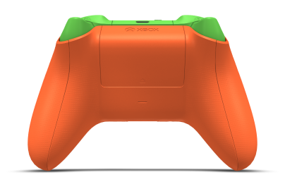 Xbox Wireless Controller - Text: Orangenschale, Steuerkreuze: Geschwindigkeitsgrün, Analogsticks: Geschwindigkeitsgrün