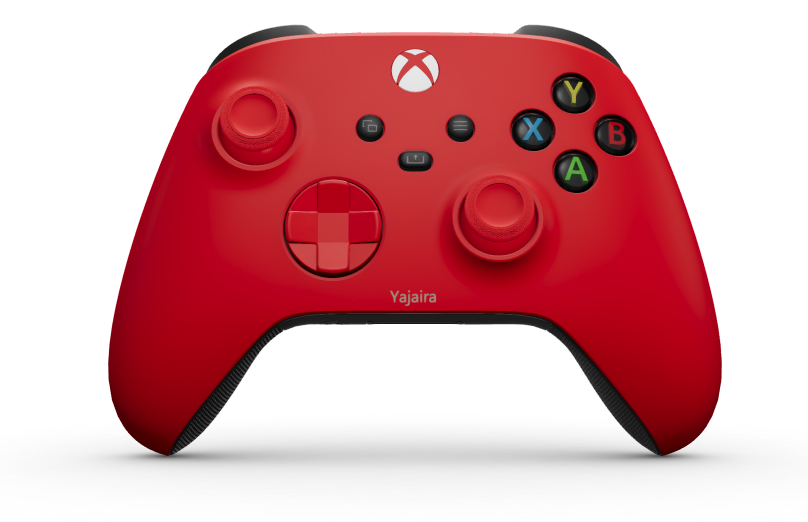 Xbox Wireless Controller - Hoofdtekst: Pulse Red, D-Pads: Pulse Red, Duimsticks: Pulse Red