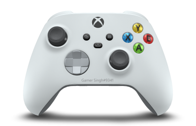 Xbox Wireless Controller - Body: Robot White, D-Pads: Ash Grey, Thumbsticks: Storm Grey