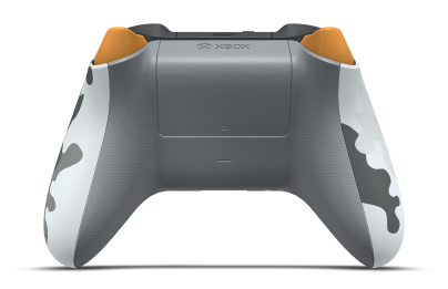 Xbox Wireless Controller - Corps: Arctic Camo, BMD: Carbon Black (métallique), Joysticks: Soft Orange