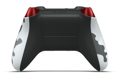 Xbox Wireless Controller - Hoofdtekst: Arctic Camo, D-Pads: Pulsrood (metallic), Duimsticks: Carbon Black