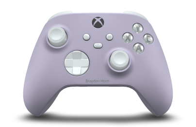 Xbox Wireless Controller - 機身: 柔和紫, 方向鍵: 機器白, 搖桿: 機器白