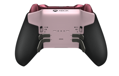 Xbox Elite ワイヤレス コントローラー シリーズ 2 コンプリート バンドル - Body: Soft Pink + Rubberized Grips, D-pad: Facet, Storm Gray (Metal), Back: Soft Pink + Rubberized Grips