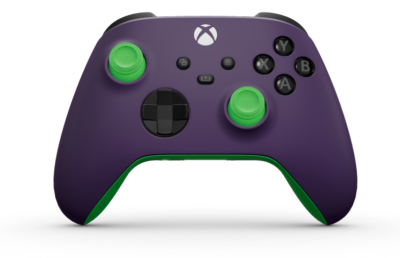 Controller Wireless per Xbox - Hoveddel: Astrallilla, D-blokke: Kulsort (metallisk), Thumbsticks: Fartgrøn
