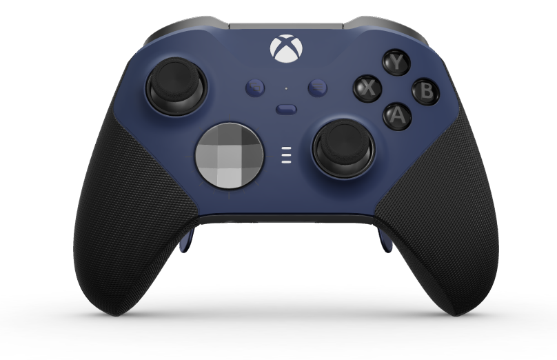 Xbox Elite Wireless Controller Series 2 - Core - Body: Midnight Blue + Rubberised Grips, D-pad: Faceted, Storm Grey (Metal), Back: Storm Gray + Rubberised Grips