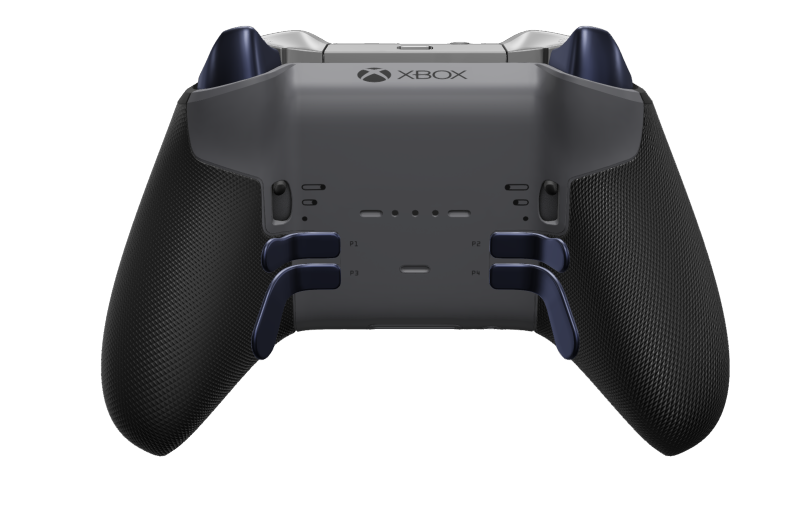 Xbox Elite Wireless Controller Series 2 - Core - Body: Midnight Blue + Rubberised Grips, D-pad: Faceted, Storm Grey (Metal), Back: Storm Gray + Rubberised Grips