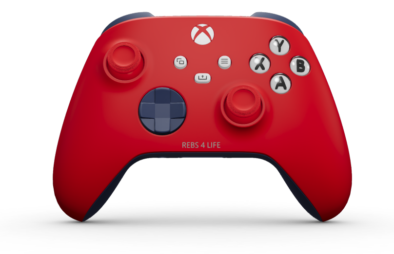 Xbox Wireless Controller - Body: Pulse Red, D-Pads: Midnight Blue, Thumbsticks: Pulse Red