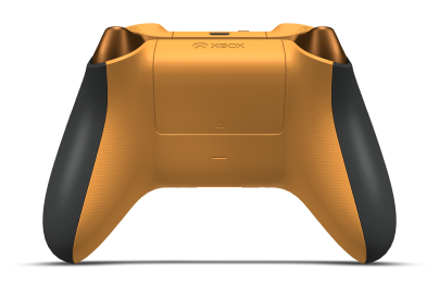 Xbox vezeték nélküli kontroller - Body: Carbon Black, D-Pads: Soft Orange (Metallic), Thumbsticks: Soft Orange