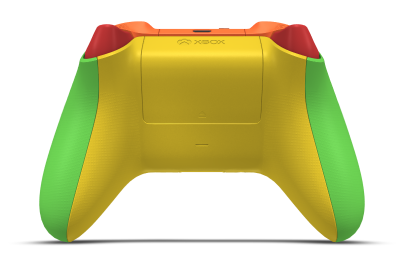 Xbox Wireless Controller - Hoofdtekst: Velocity-groen, D-Pads: Lighting Yellow, Duimsticks: Zest-oranje