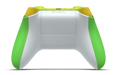 Xbox 무선 컨트롤러 - Hoveddel: Fartgrøn, D-blokke: Elektrisk volt, Thumbsticks: Skalorange