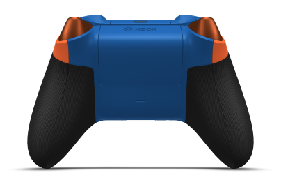 Xbox Wireless Controller - Body: Zest Orange, D-Pads: Photon Blue (Metallic), Thumbsticks: Shock Blue