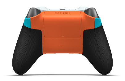 Xbox Wireless Controller - Body: Dragonfly Blue, D-Pads: Bright Silver (Metallic), Thumbsticks: Zest Orange