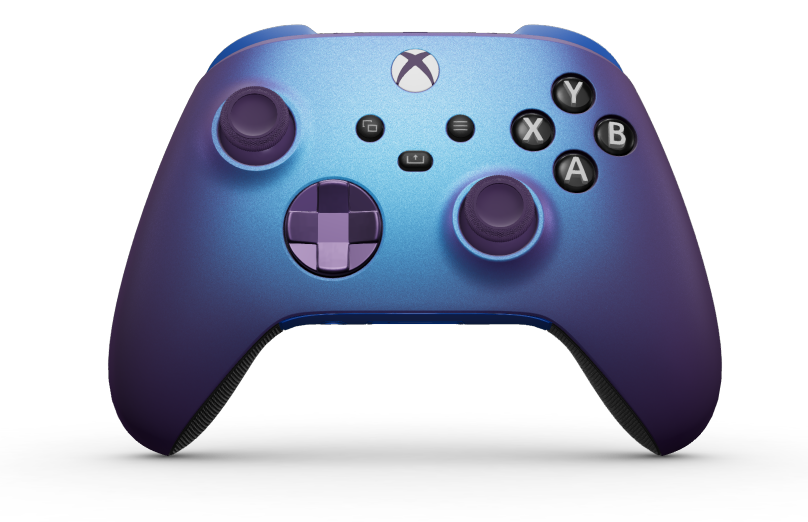 Xbox Wireless Controller - Body: Stellar Shift, D-Pads: Astral Purple (Metallic), Thumbsticks: Astral Purple