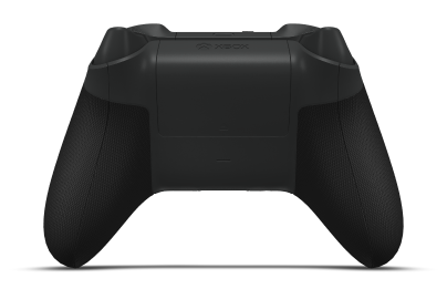 Controller with Carbon Black body, Carbon Black D-pad, and Carbon Black thumbsticks - back view