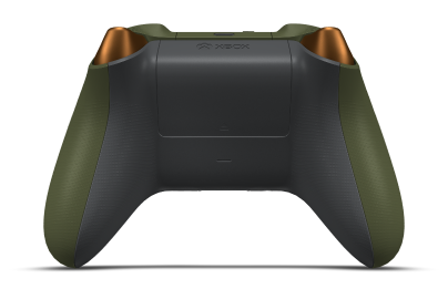 Xbox Wireless Controller - Body: Nocturnal Green, D-Pads: Soft Orange (Metallic), Thumbsticks: Storm Grey