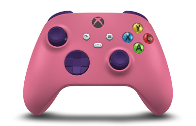 Xbox Wireless Controller - Corpo: Rosa Profundo, Botões Direcionais: Roxo Astral, Manípulos Analógicos: Roxo Astral