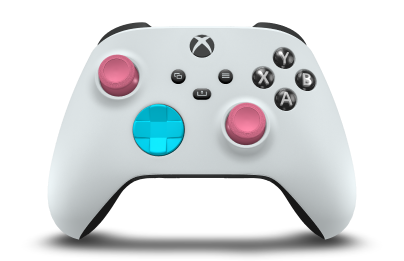 Xbox Wireless Controller - Corps: Robot White, BMD: Dragonfly Blue, Joysticks: Deep Pink
