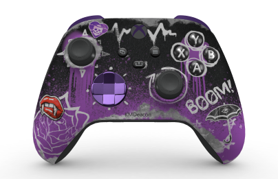 Xbox Wireless Controller – Redfall Limited Edition - Body: Layla Ellison, D-Pads: Astral Purple (Metallic), Thumbsticks: Carbon Black