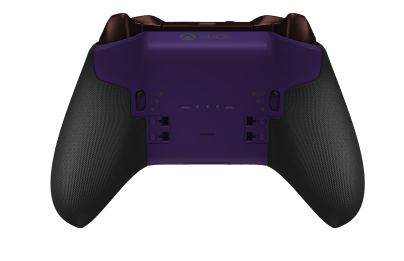 Xbox Elite Wireless Controller Series 2 - Core - Korpus: Astral Purple + Rubberized Grips, Pad kierunkowy: Wersja wklęsła, pulsująca czerwień (wariant metaliczny), Tył: Astral Purple + Rubberized Grips
