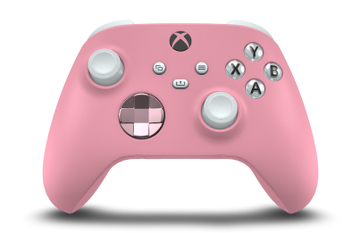 Xbox Wireless Controller - Body: Retro Pink, D-Pads: Soft Pink (Metallic), Thumbsticks: Robot White