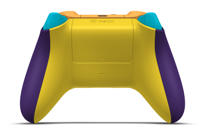 Xbox Wireless Controller - Body: Astral Purple, D-Pads: Lightning Yellow (Metallic), Thumbsticks: Dragonfly Blue
